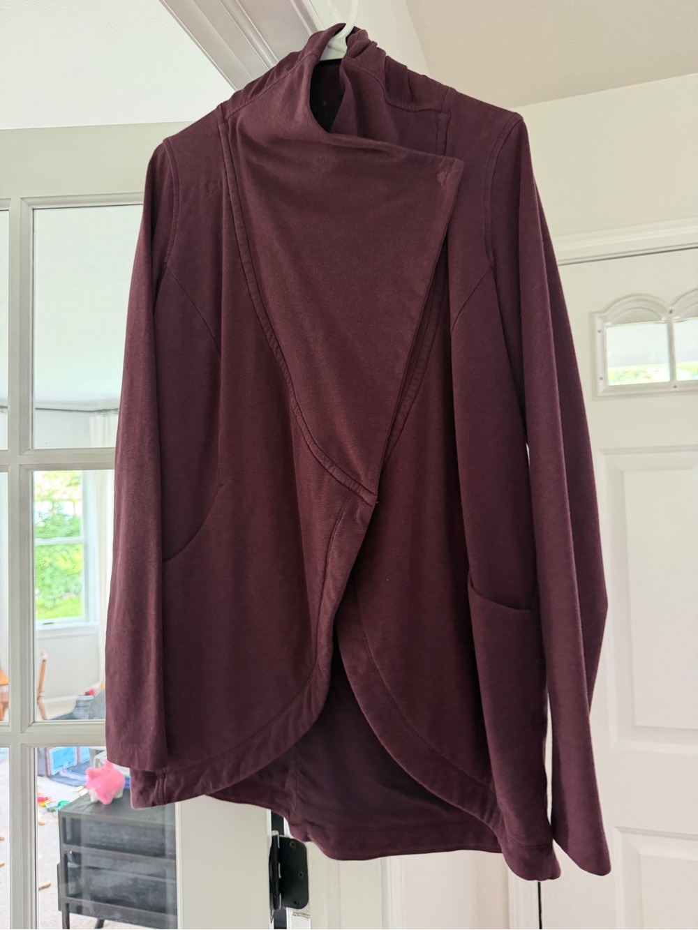 lululemon athletica Maroon Wrap Cardigan